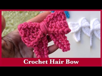 Crochet Hair Bow for Beginners