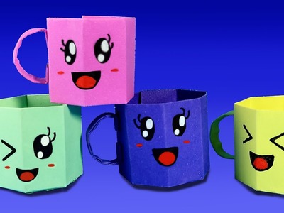 DIY ORIGAMI MINI PAPER CUP | Easy origami paper cup | Paper Crafts For School | Paper Craft Origami
