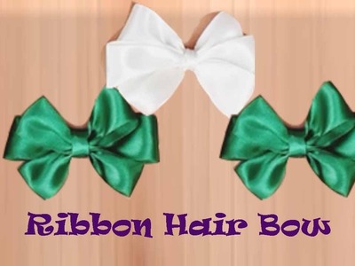 DIY Ribbon Hair Bow. Hand made Hair bows