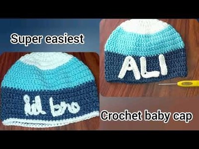 Easy and Basic crochet beanie.cap, crochet baby cap full tutorial #crochet #crochettutorial