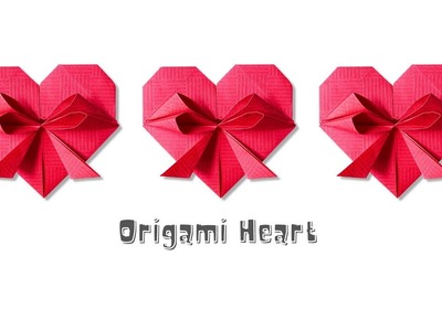 Easy Origami Heart Tutorial - Origami for beginner- Easy Valentine's Craft 2023