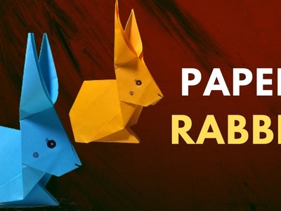 Easy Origami Rabbit. how to make rabbit. Easy paper crafts.@bkcrafts2553