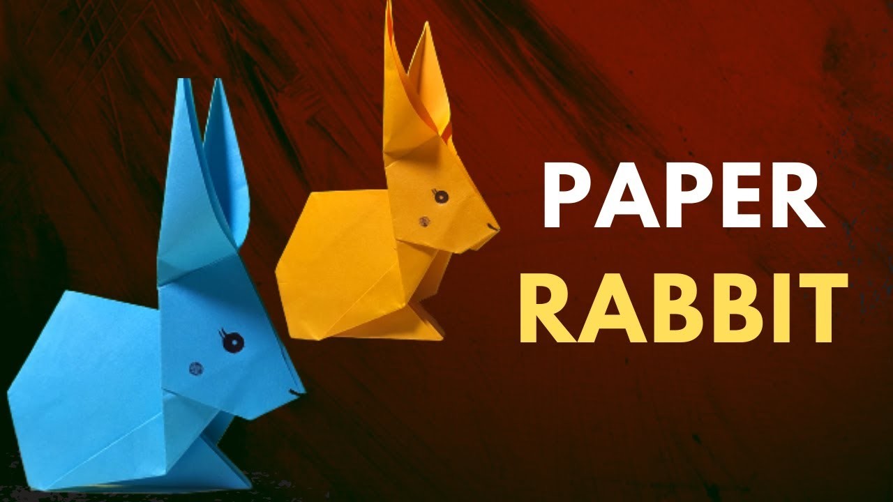Easy Origami Rabbit. how to make rabbit. Easy paper crafts.@bkcrafts2553