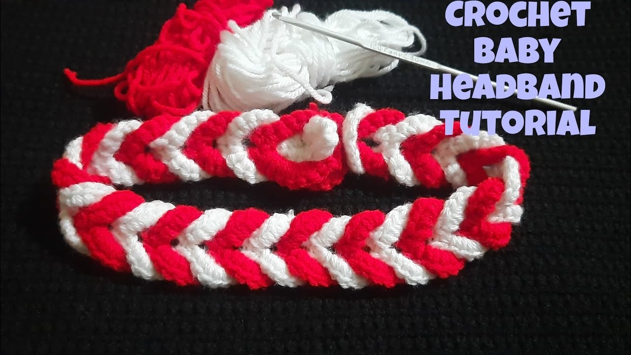 How to A Crochet Girl's Headband Tutorial step by step| Baby Headband #woolen #corchet