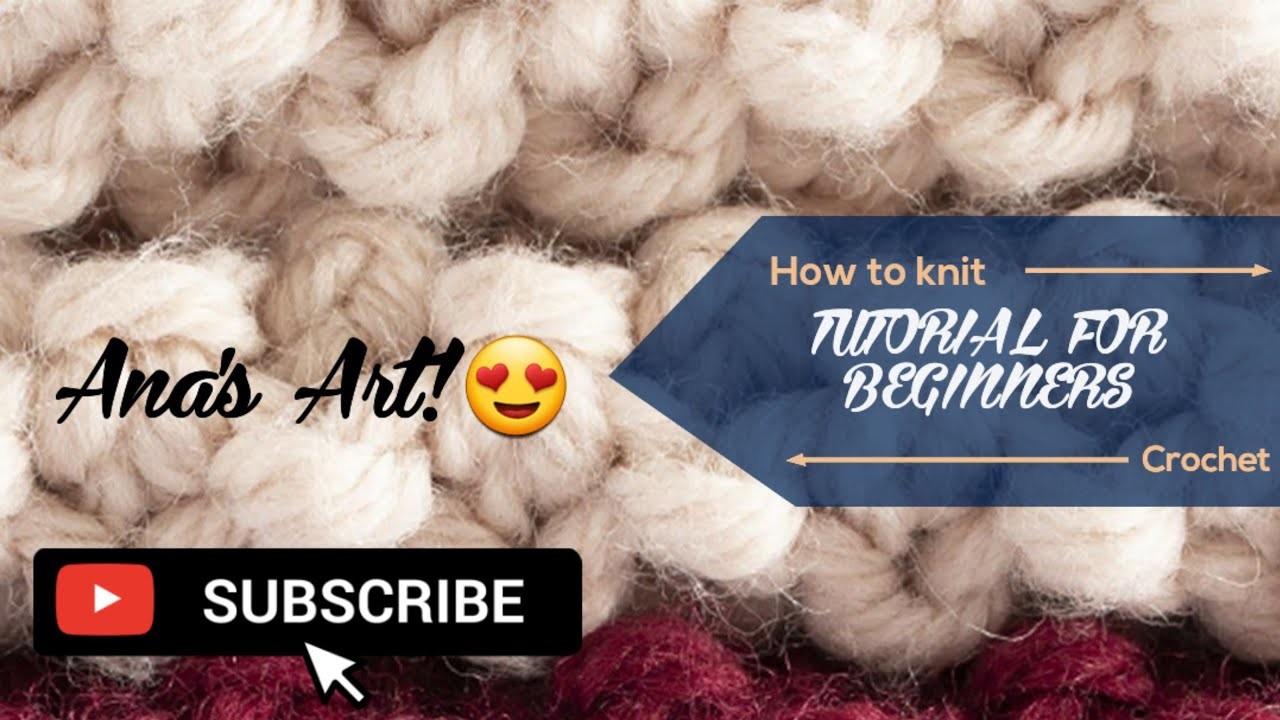 ????HOW TO KNIT!????for BEGINNERS!!???? want to see how to change colours? i will post in my next video!!????????????