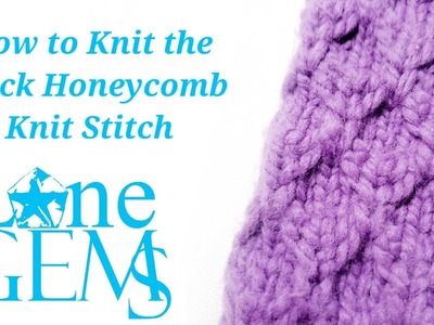 How to Knit the Mock Honeycomb Knit Stitch