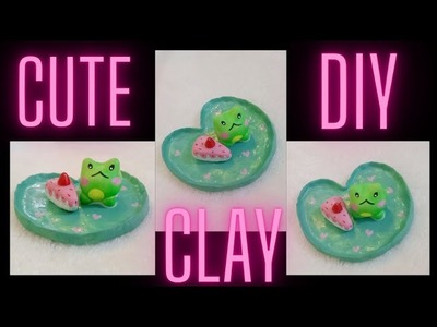 How to make clay craft || clay diy idea || decorated craft