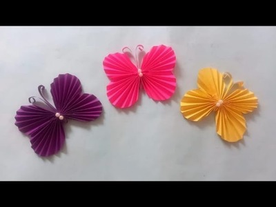 How to make paper butterfly ???? Origami butterfly paper. Easy and fast Crafts #crafts #diy