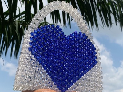 How To Make The Heart Shaped Bead Hand Bag