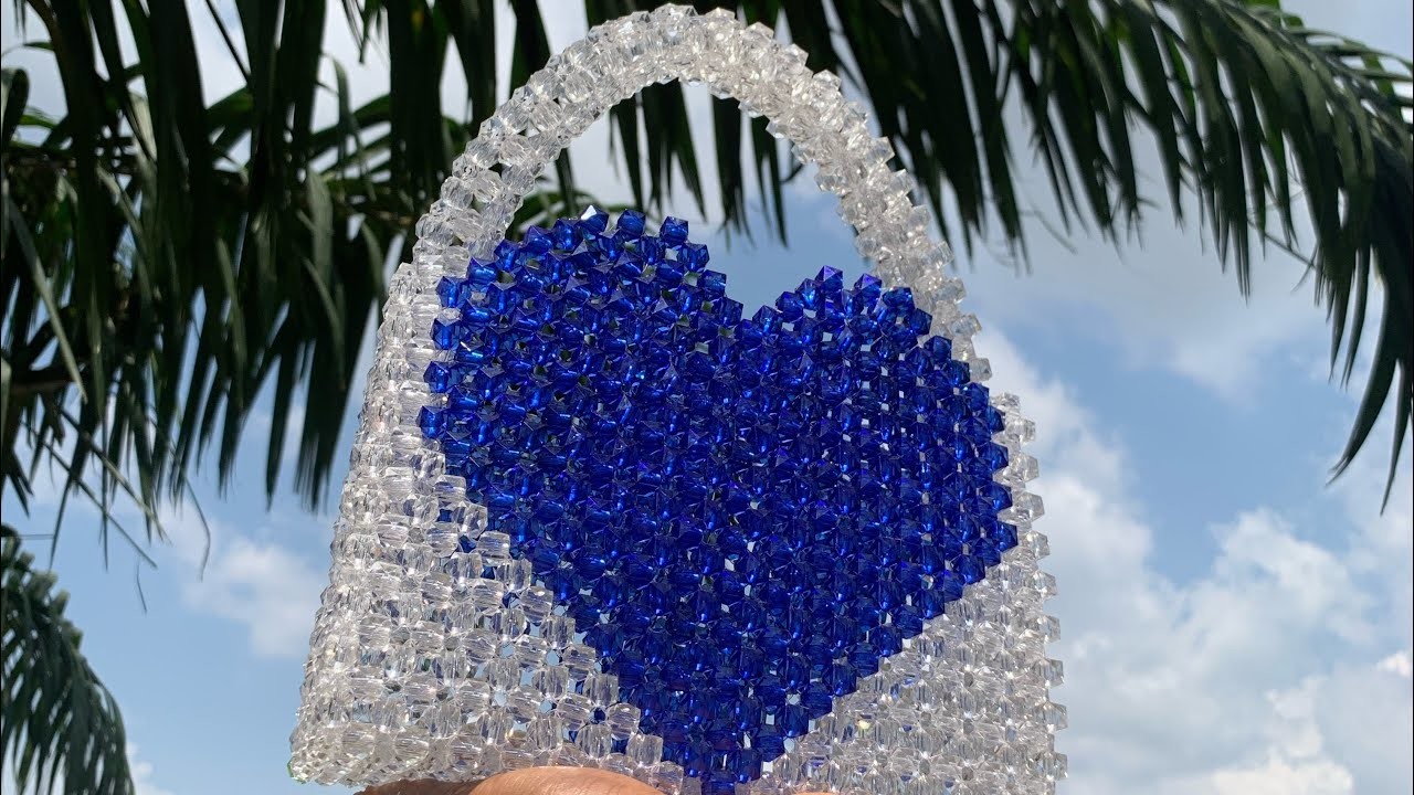 How To Make The Heart Shaped Bead Hand Bag