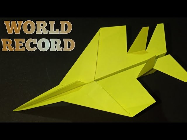How To Make World Record Paper Airplane.Easy Paper Plane Folding.Paper Airplane Making