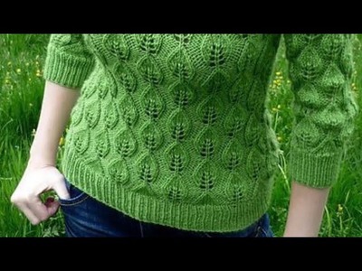 Ladies jersey knitting design