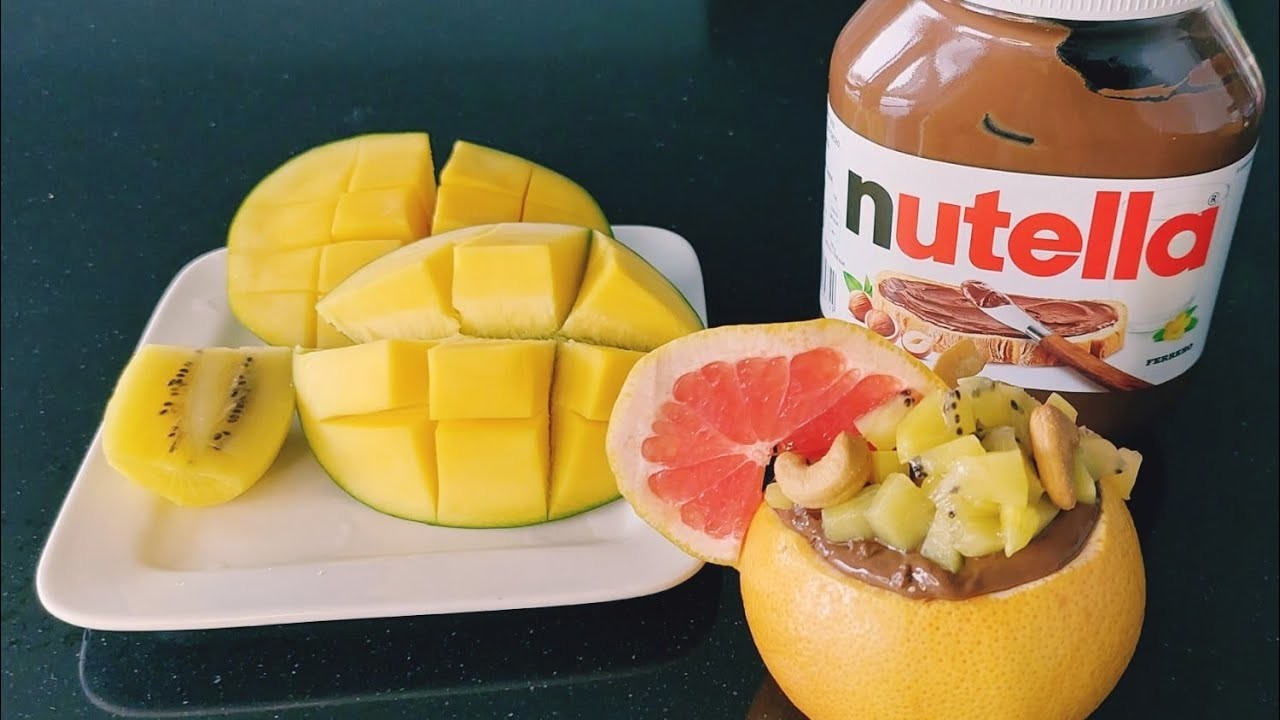 Magic With Nutella Grapefruit Banana Kiwi Mango