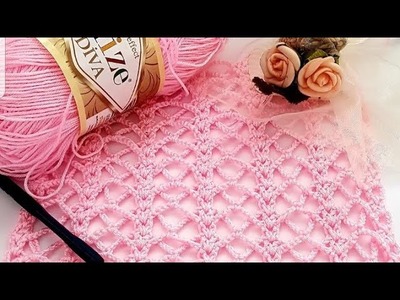 Perfect ???? Woow on very popular! only 2 row of easy crochet stitch Pattern Tutorial