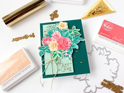 Perfectly Placed Hot Foil Sentiments With Carissa Wiley