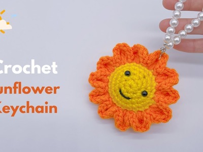 ???? Sunflower Keychain Crochet | Amigurumi Easy Tutorial | DIY