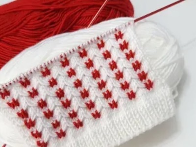 Super easy simple knitting stitch pattern for gents and ladies sweater #knitting
