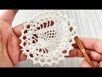 SUPER IDEA HOW TO MAKE Pineapple Patterned Crochet Serving and Coaster