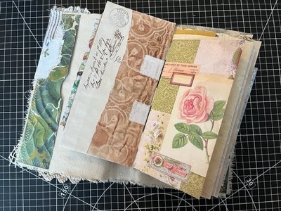TN Style Tab Envelope Journal - Sewing in the Signatures