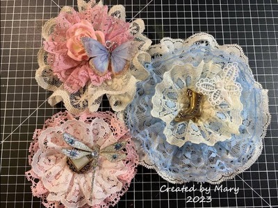 Tutorial Frilly Lace Flowers - part 1