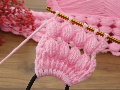 ⚡⚡Woow. !!!!⚡⚡ Very easy Tunisian crochet chain very stylish hair band making #knitting #tunisian