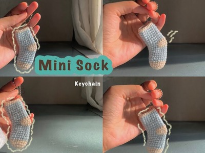 Wow Mini Sock ???? crochet tutorial easy for beginners || tutorial kaos kaki rajut