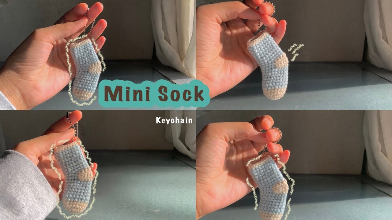 Wow Mini Sock ???? crochet tutorial easy for beginners || tutorial kaos kaki rajut