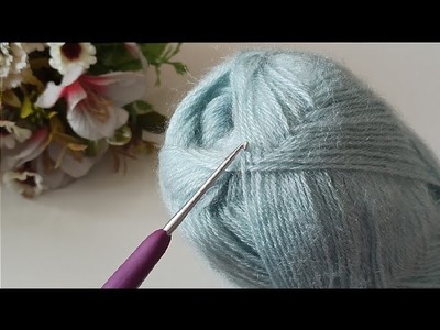 Wow, Simple and dazzling crochet stitch in 1 row There is no easier and more beautiful