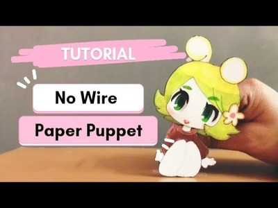 ????(30)How To Make Wireless Puppet????No Wire. No Thread????Make Your Paper Puppet only with Paper????