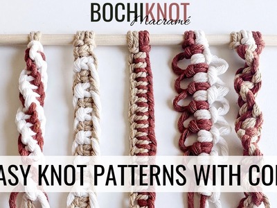5 Stunning Knot Patterns with a Pop of Color - Easy Sennit Tutorial for Beginners