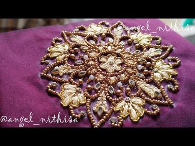 Aari work| Zardosi work designs  | Purse | Aari work crafts | Sleeve designs | Simple blouse design