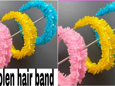 Boolen hairband banaye bahut hi ashan tarike se or bahut hi sundar | how to make hair band | #virl