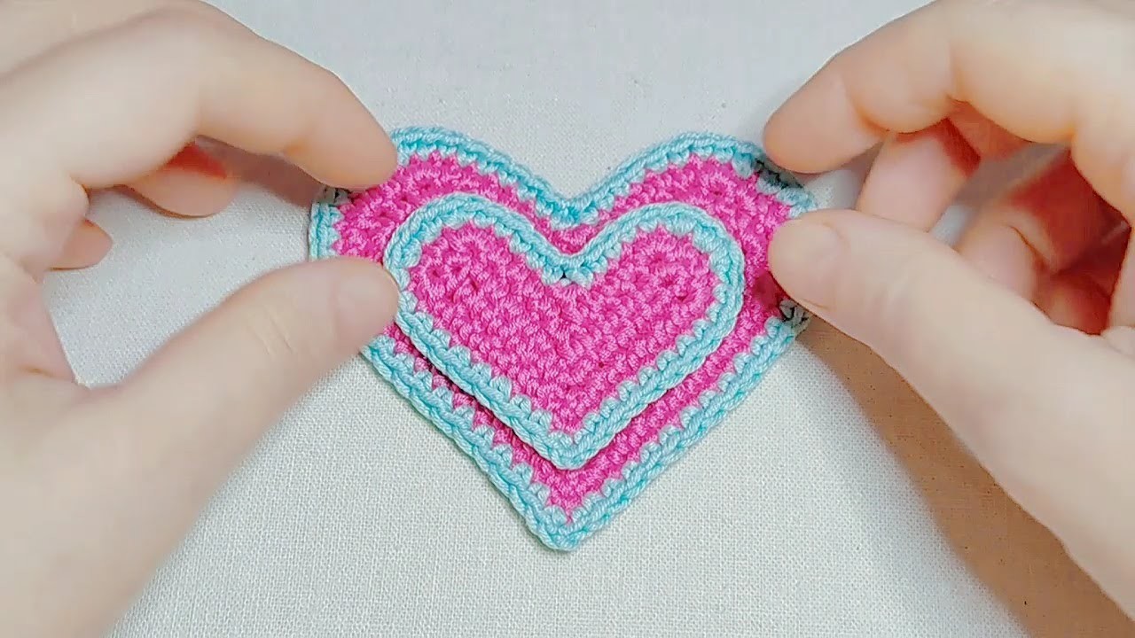 Crochet HEARTS Valentine's decor, simple Hearts for Wedding, Birthday. Part 1. #crocheting