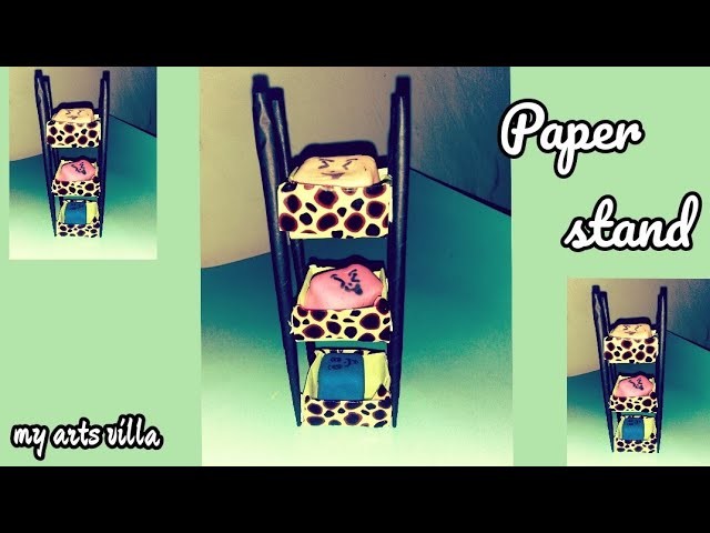 Diy Easy Paper Stand | How to make paper stand step by step | Simple and easy paper stand