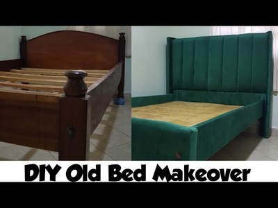 DIY Old Bed Transformation Full Video