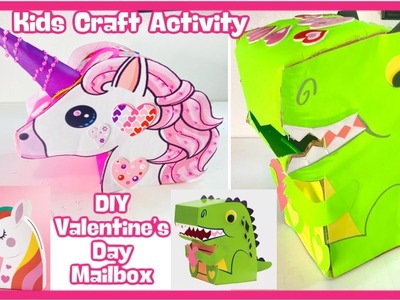 DIY Valentine's Day Mailbox Paper Craft Kit