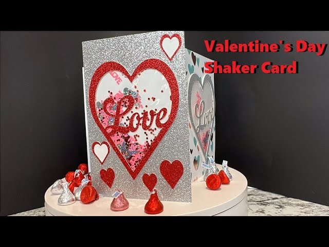 DIY Valentines Day Shaker Card