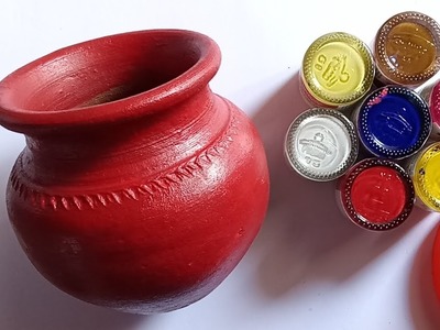 Easy pot painting | DIY painting #craft #crafttamil #diy #diycrafts