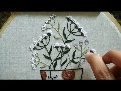 Embroidery hoop video || Embroidery for beginners - Let's Explore