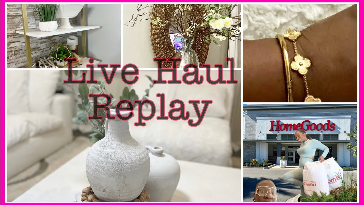 First Live Haul With Simply Karla Jones | New Amazon | Target Dollar Spot | HomeGoods | Dollar Tree