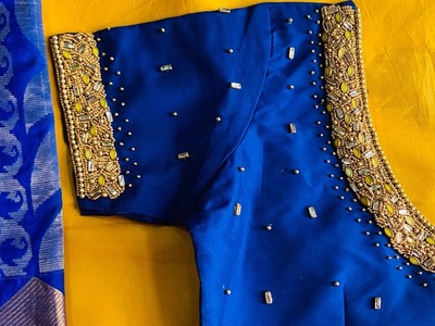Grand & elegant blouse design | new & trending blouse design  | aari & maggam work bridal blouse