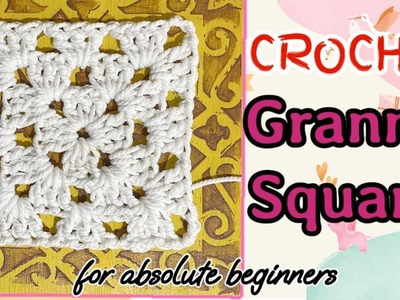 How to: easy granny square crochet for beginners  - yes, it is easy and doable !!!
