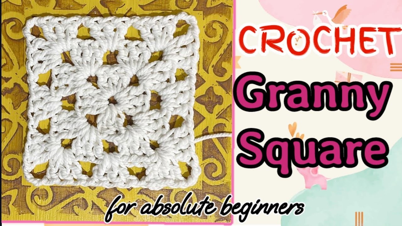 How to: easy granny square crochet for beginners  - yes, it is easy and doable !!!