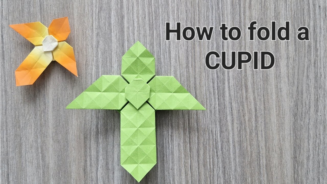 How To Fold A CUPID by Shuzo Fujimoto | Origami | Papercraft| Paperangel | DIY | Tutorial