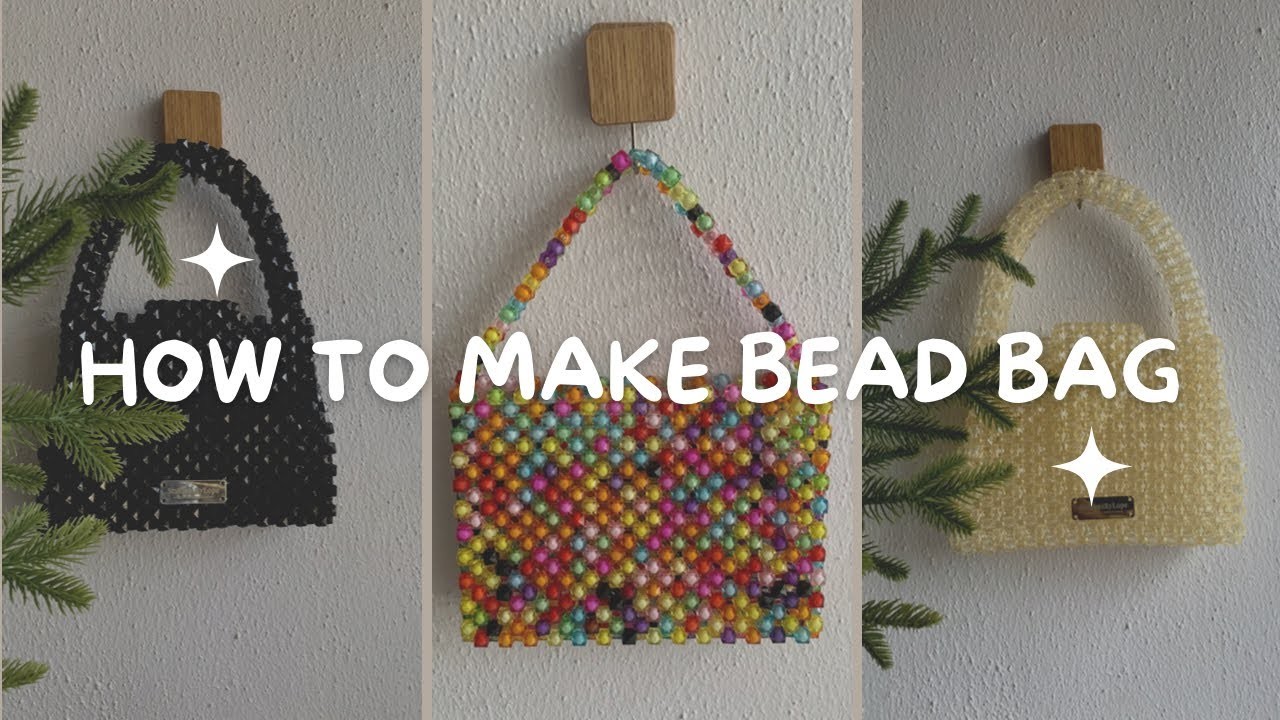 HOW TO MAKE A BEAD BAG | BOX BEADED BAG | Beginner Friendly -Stitchesbylope