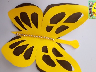 How To Make A Butterfly From Paper ||Paper Art #artandcraft #papercraft #art #paperwork #paperart