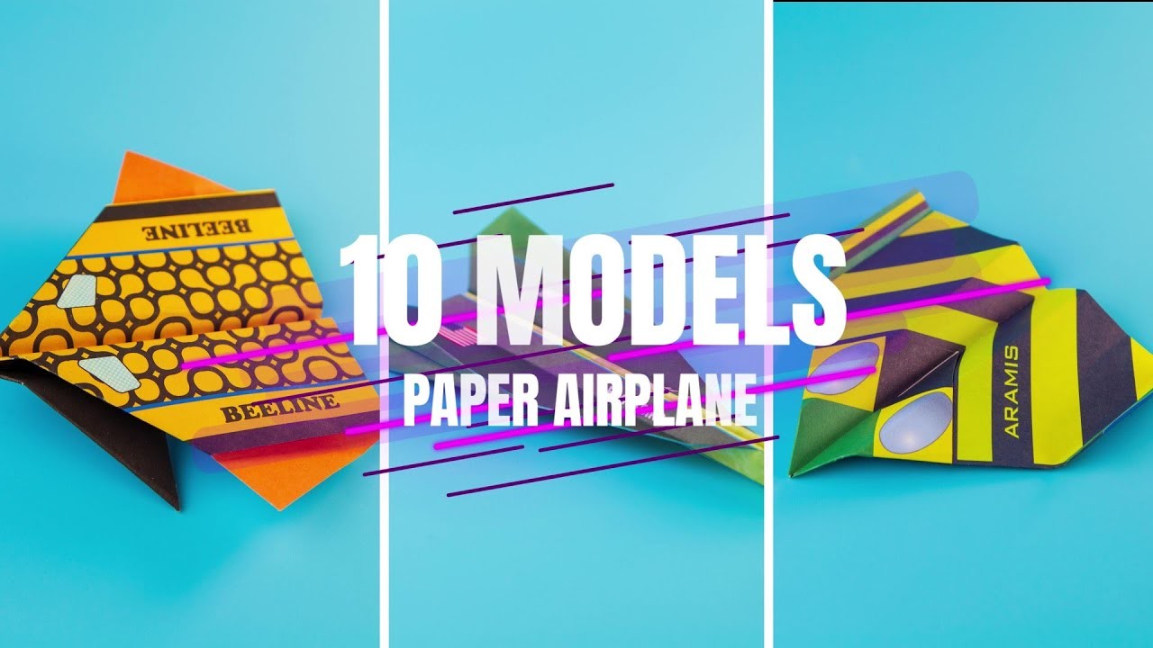 How to Make a Paper Airplane - The Fun and Easy Way - Top 10 Paper Airplane