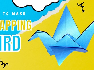 How to make an origami flapping bird | Easy Tutorial