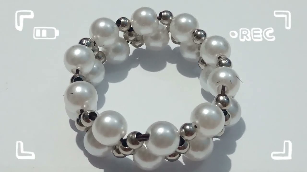 How to make Beaded Pearl Fashion Bracelet II Coookie_Ash
