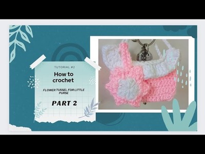How to make easy flower hanging for purse| PART 2| for beginners| English guidelines